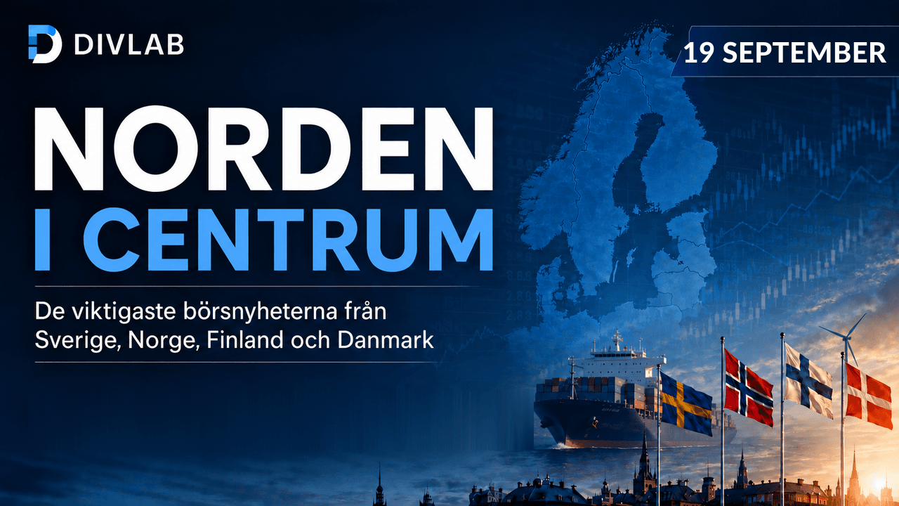 Norden i centrum – Veckan som gått, DivLabs helgsammanfattning av de viktigaste nordiska börsnyheterna.