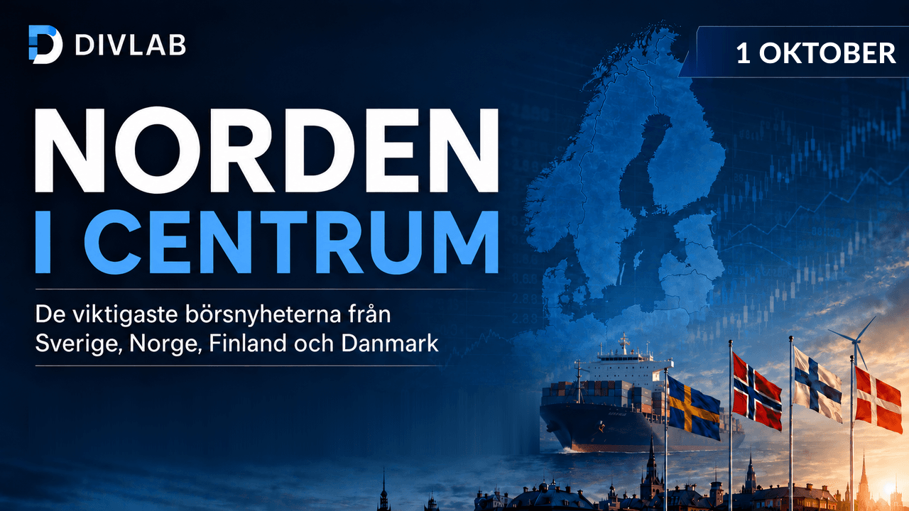 Norden i centrum 2026-10-01 – DivLabs morgonöversikt över nordiska börsnyheter.
