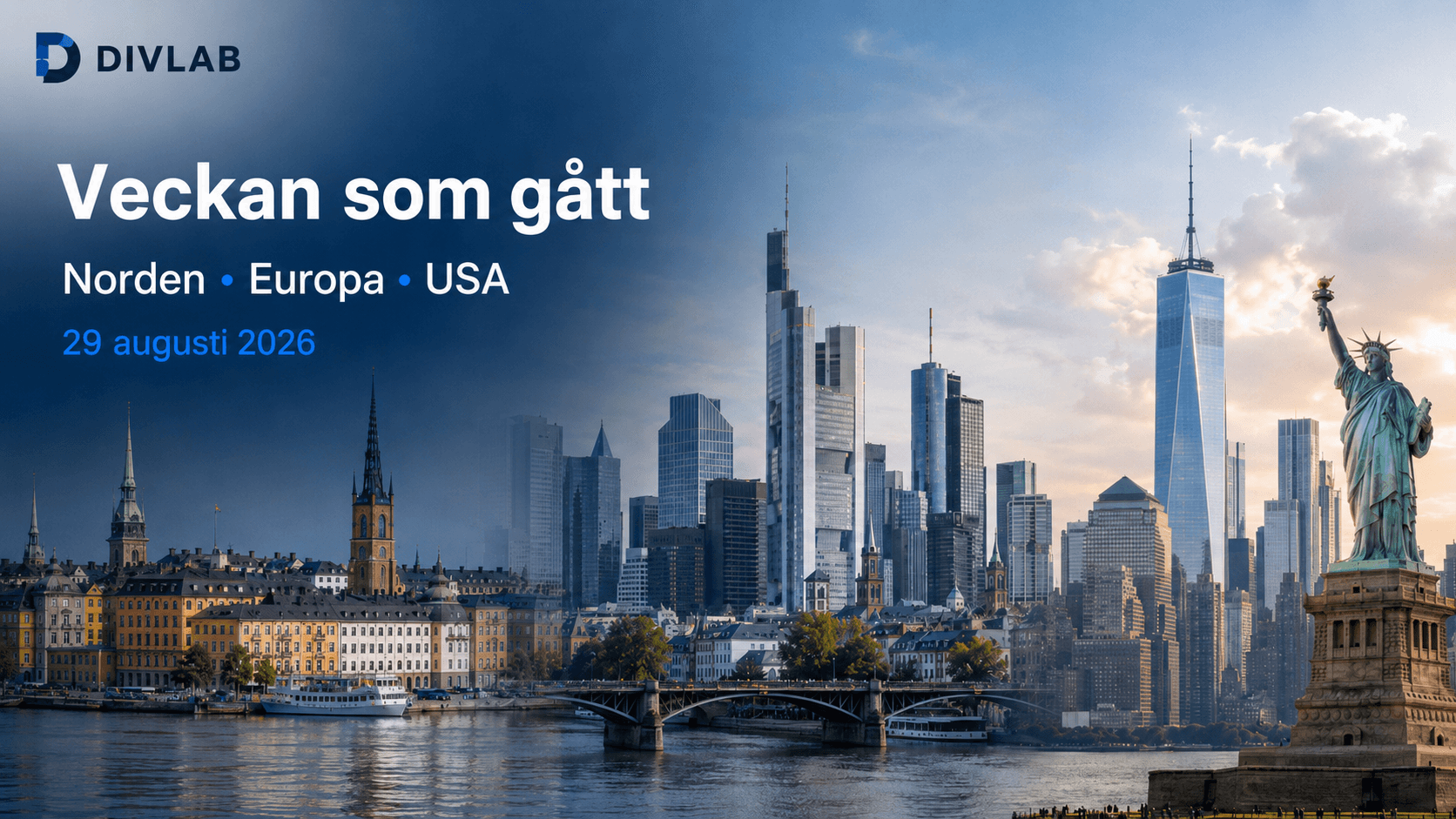 Börsveckan vecka 35 2026 med Nvidia, OMXS30, Norden, Europa och Wall Street i fokus.